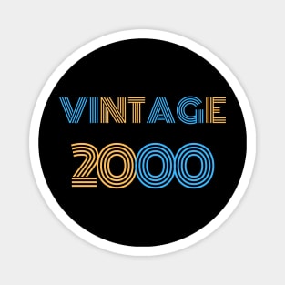 Vintage 2000 - 20th Birthday Gift Magnet